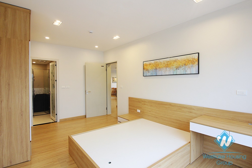 Spacious 2+ bedrooms apartment with lake view for rent in Tay Ho, Hanoi